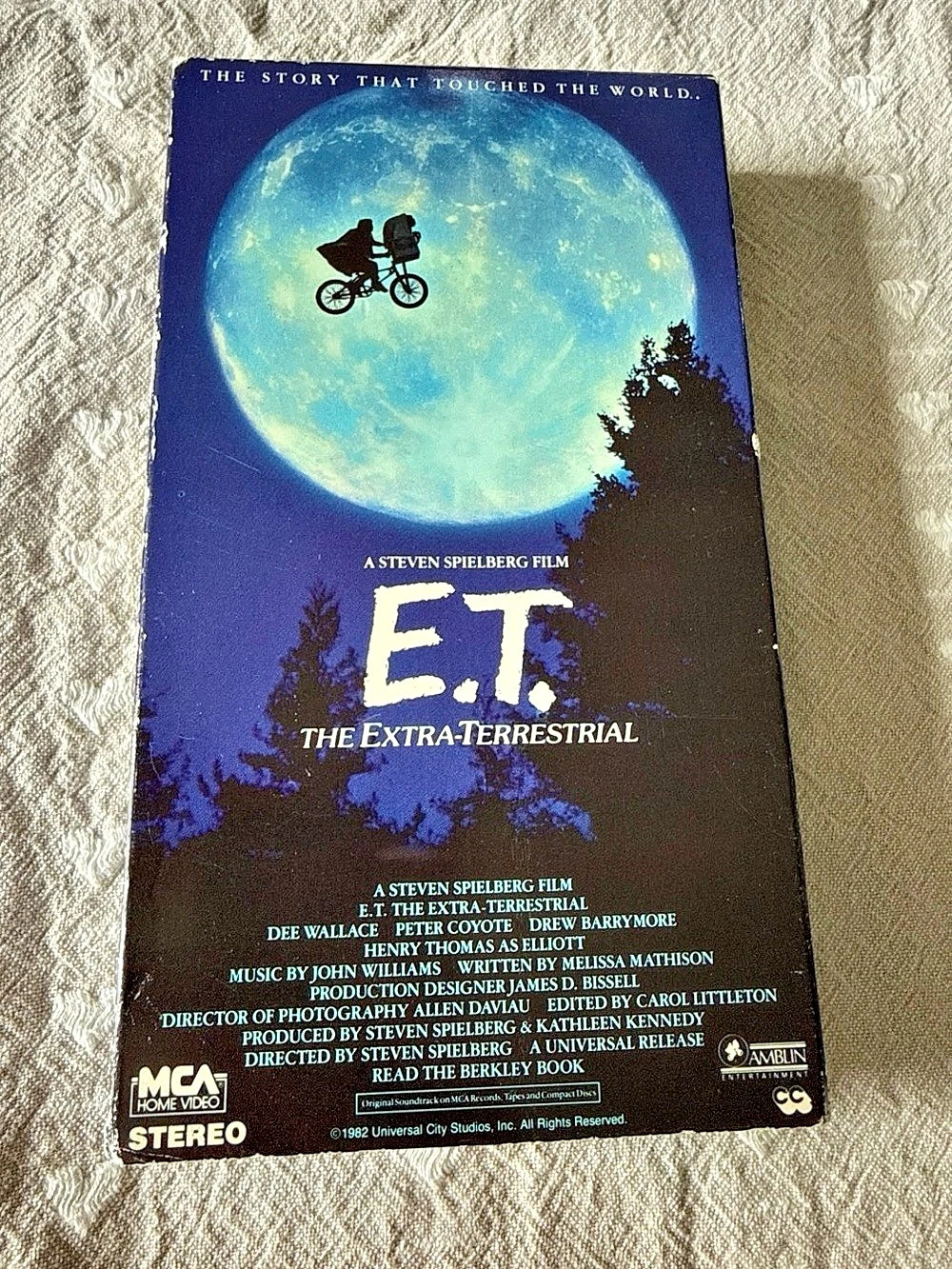 MCA Home Video E.T. The Extra-Terrestrial VHS Tape
